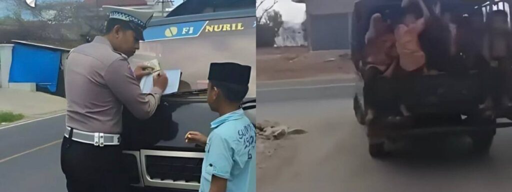 jadikan artikel bagus gunakan judul Kisah Viral Bocah SD Bawa Pikap Berisi Teman Sekolah Netizen Heboh!